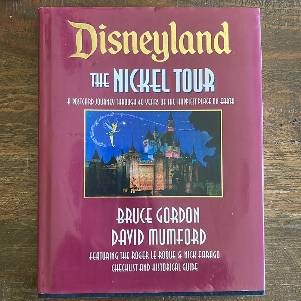Disneyland Signed The Nickel Tour book